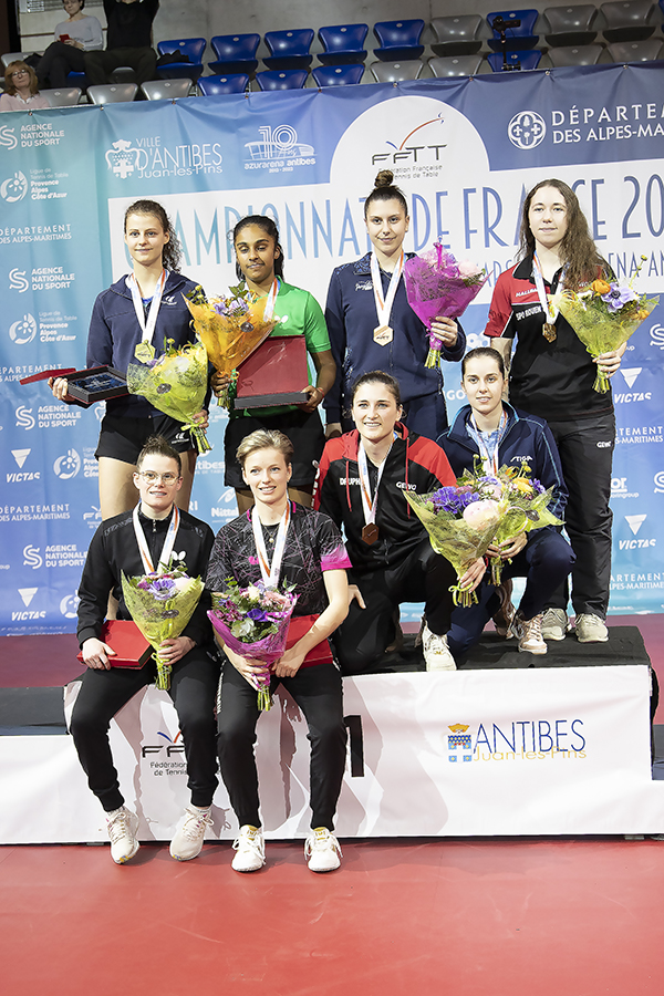 Podium double dames